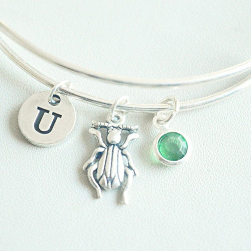 Insect Bracelet, Insect Bangle, Mosquito Jewelry, Mosquito Bracelet, Fly Adjustable Bangle, Fly bracelet, Mosquito gift, Bug, Pest , Ant