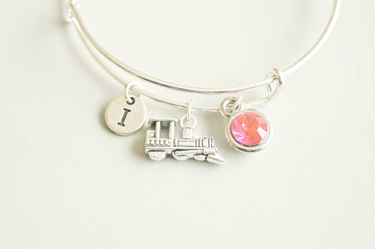 Train Bracelet, Train Gift, Trian Jewelry, Locomotive Bracelet, Train Locomotive , Gift for her, Train pendant, Car, Vehicle, Transport