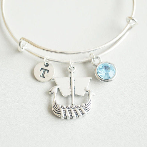 Viking jewelry, Viking Gift, Viking jewelry Bracelet, Norway jewelry, Norwegian, Viking Ship, Viking Boat, Personalized gift, Gift for her