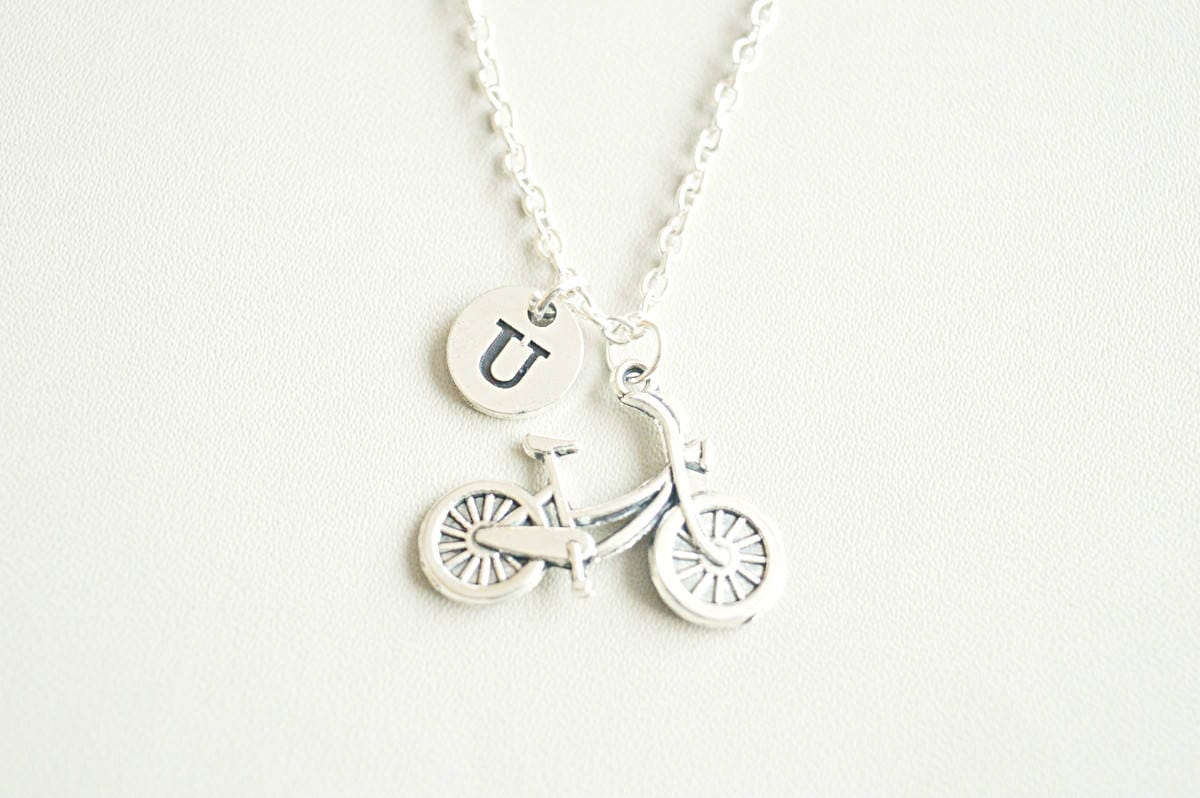 Cycle necklace, Bicycle gifts, Bicycle necklace, Cycle Jewelry, Cycling gift, Gift for cyclist, Bicycle jewelry, Cycling Jewelry, Silver