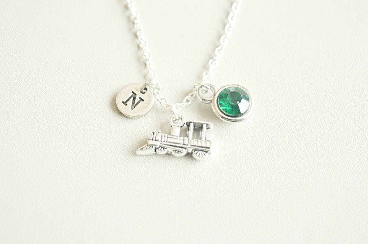 Train Jewellery, Train Necklace, Train Gifts, Transport Gift, Locomotive Necklace, Silver Train Charm, Rail track, Train lover, Travel,Steam