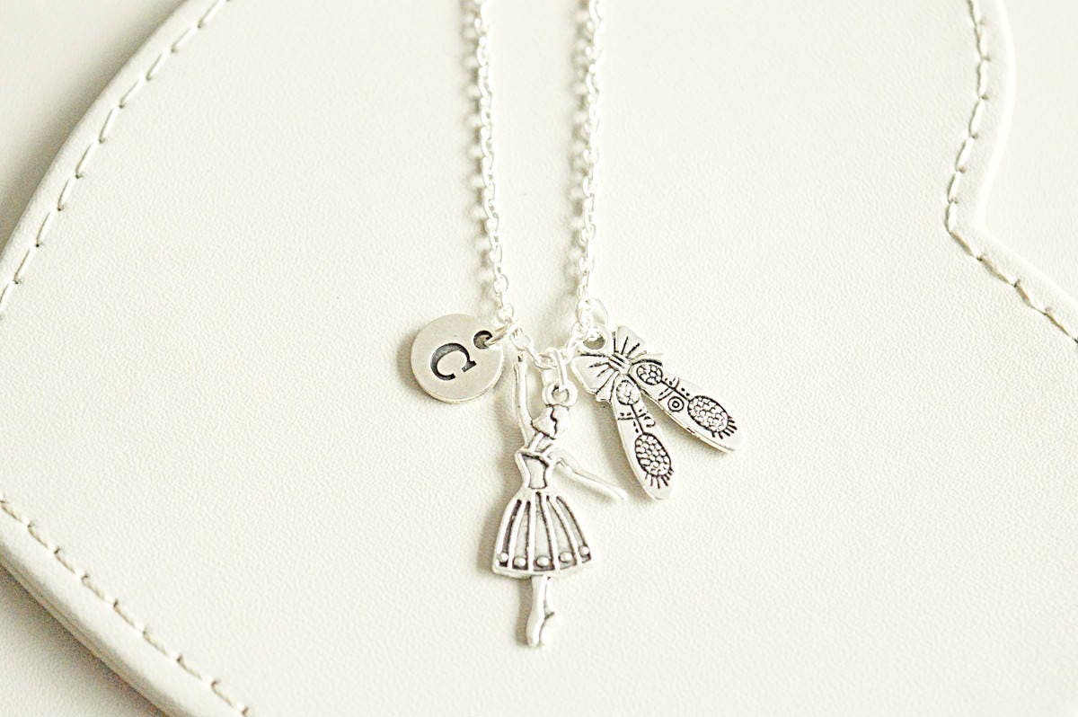 Ballet Necklace, Ballet dancer Necklace, Ballet Shoes, Ballet Slippers, Ballet Gift, Ballerina Charm, Ballerina gift, Ballet lover, Dancer