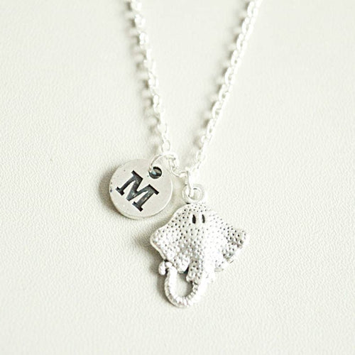 Sting ray Necklace, Sting ray Jewelry, Stingray Charm, Stingray Necklace, Sea life, Birthday gift, Gift for her, Beach, Sea life, Ocean