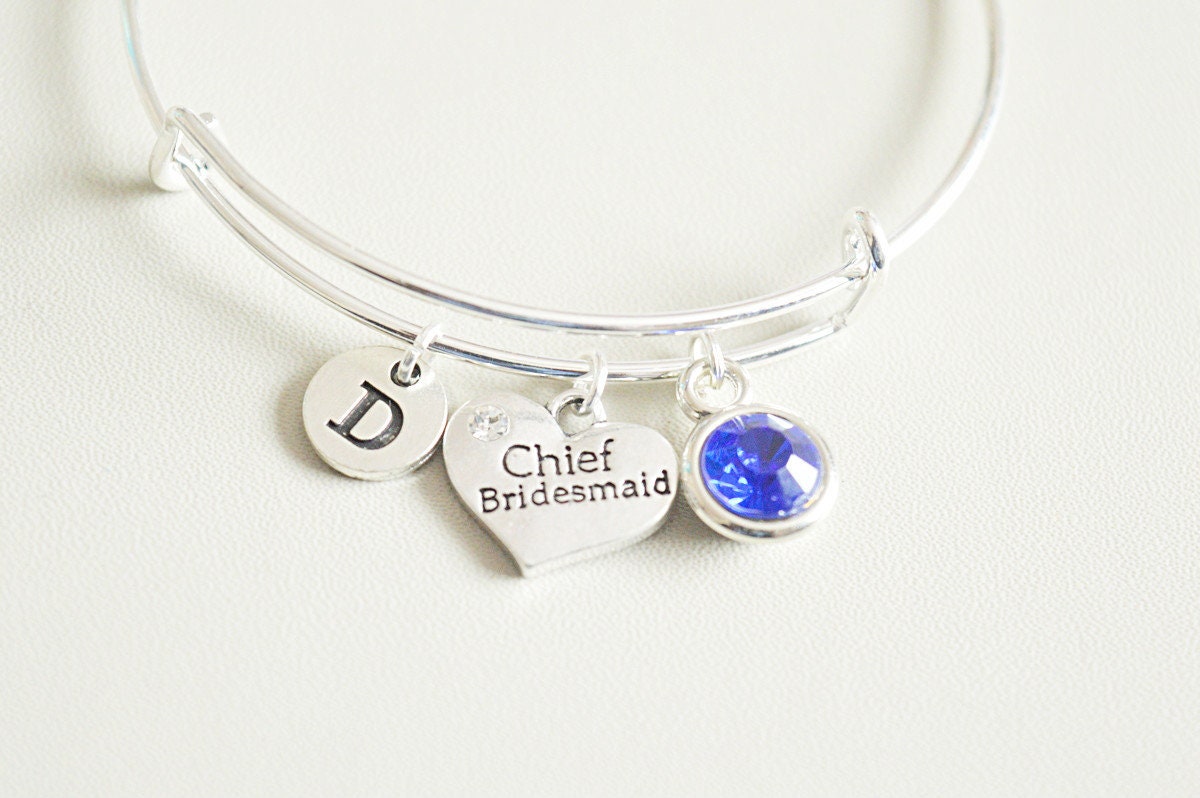 Chief bridesmaid gift, Gift for chief bridesmaid, Chief bridesmaid charm, Bridesmaid gift, matron of honor, maid of honor, matron of honour