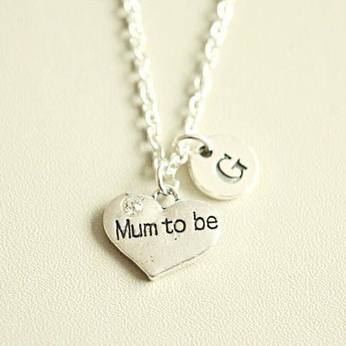 Mum to be Necklace, Mum to be gift, Mum to be Jewelry, Handstamped Mum to be Jewelry, Mum Birthday, Gifts for Mum to be, New Mom, New Mum