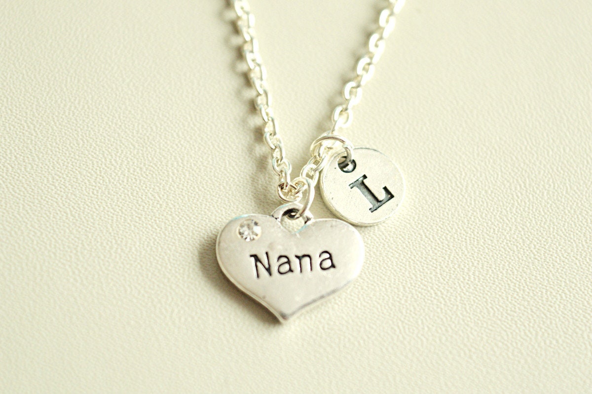 Nana Necklace, Nana gift, Nana Jewelry, Handstamped Nana Jewelry, Nana Birthday, Gifts for Nana, Nanna, Grandma, Grandmother, Granny,Grandma