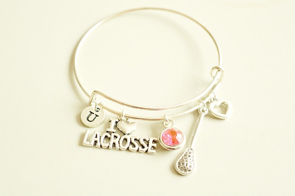 Lacrosse mom, lacrosse coach gift, lacrosse Bracelet, Lacrosse Jewelry, Lacrosse team, Personalized Lacrosse, Lacrosse Player, Women, Girls