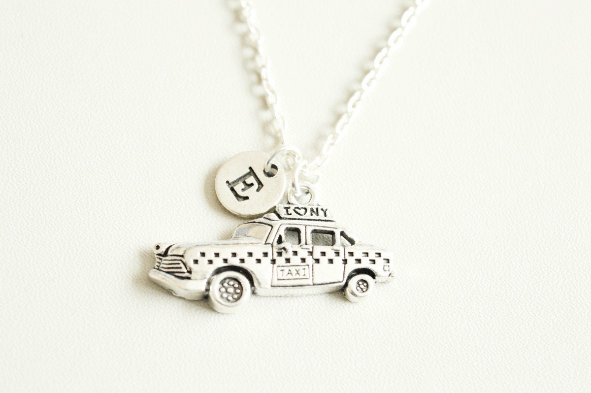 Taxi New York , Taxi New York Gift, Taxi Necklace, New York Gift, New York jewelry, Car Necklace, Sister Gift, Custom Charm Necklace, Car