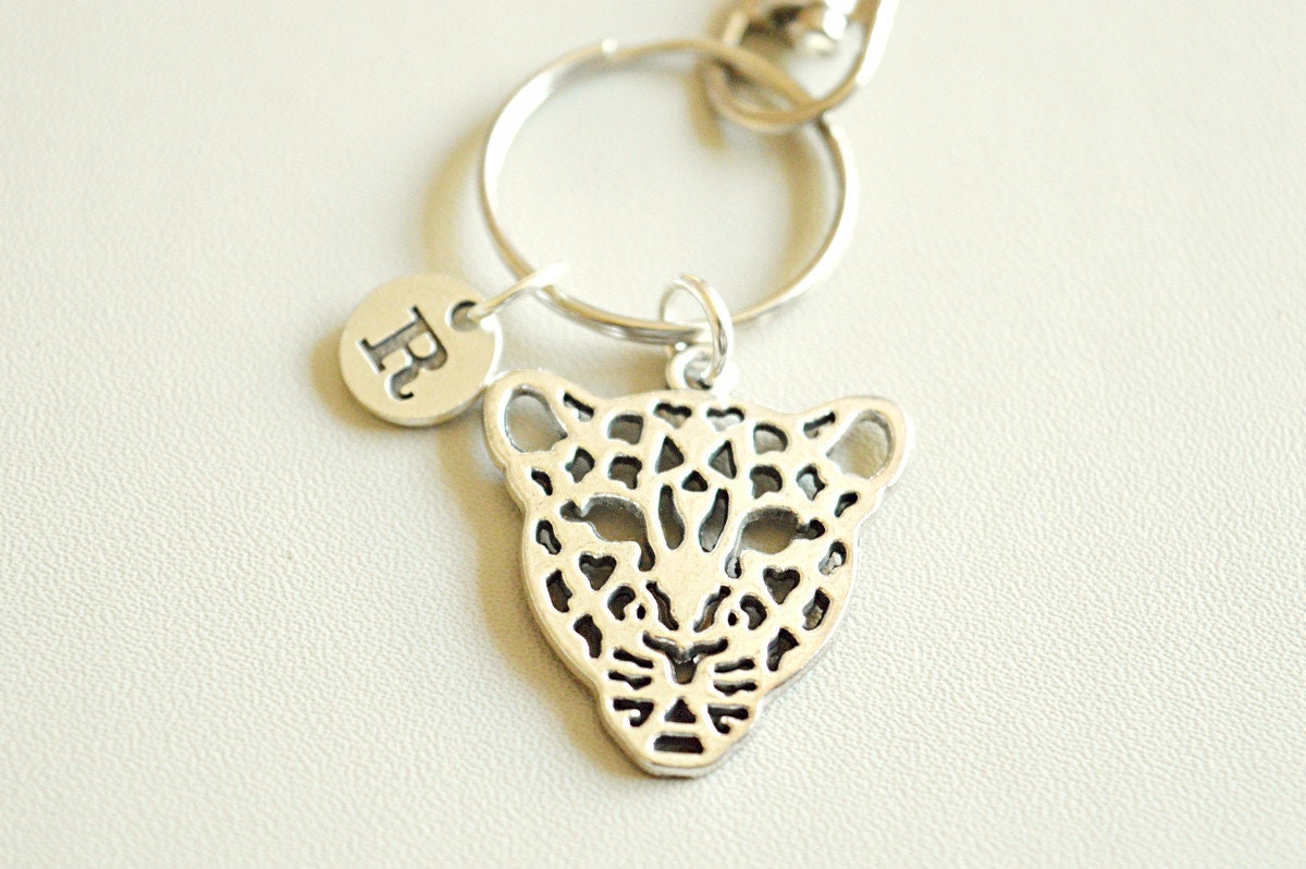 Leopard keychain, Leopard keyring, Leopard Gift, Leopard Face, Animal, Tiger, Wild Animal, Jaguar, Lion, Cheetah, Wild Cat, Snow Leopard