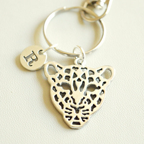 Leopard keychain, Leopard keyring, Leopard Gift, Leopard Face, Animal, Tiger, Wild Animal, Jaguar, Lion, Cheetah, Wild Cat, Snow Leopard