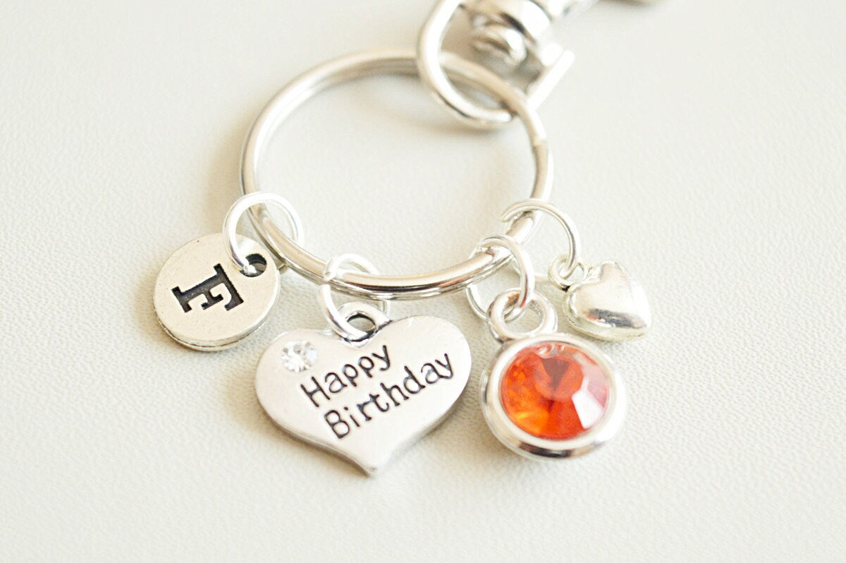 Personalized Birthday Gift, Birthday gift personalized, Birthday gift women, Birthday friend gift, Gifts on Birthday, Keychain gift, Keyring