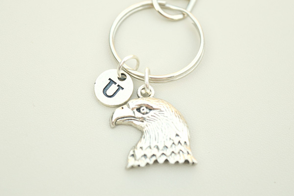 Eagle Gift, Eagle keyring, Eagle Charm gift, Eagle keychain, Eagle Gift for him, Eagle Birthday gift, Animal, American, Falcon, Falcon gift