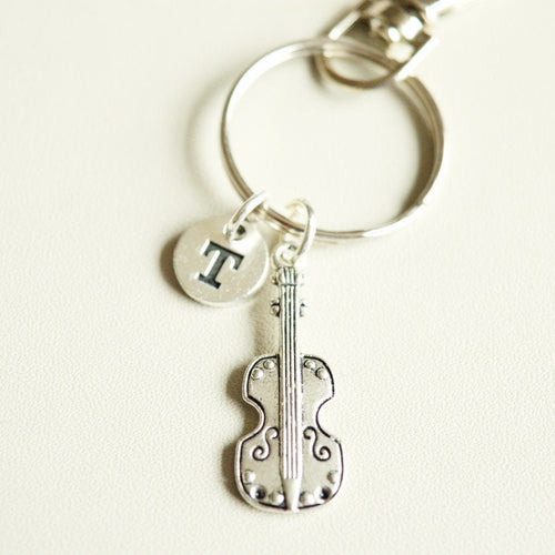 Violin Keychain, Violin Key ring, Violin gift, Cello Gift, Cello Keyring, Cello gifts, Music, Music Band, Violin Player, Violinist, Musical