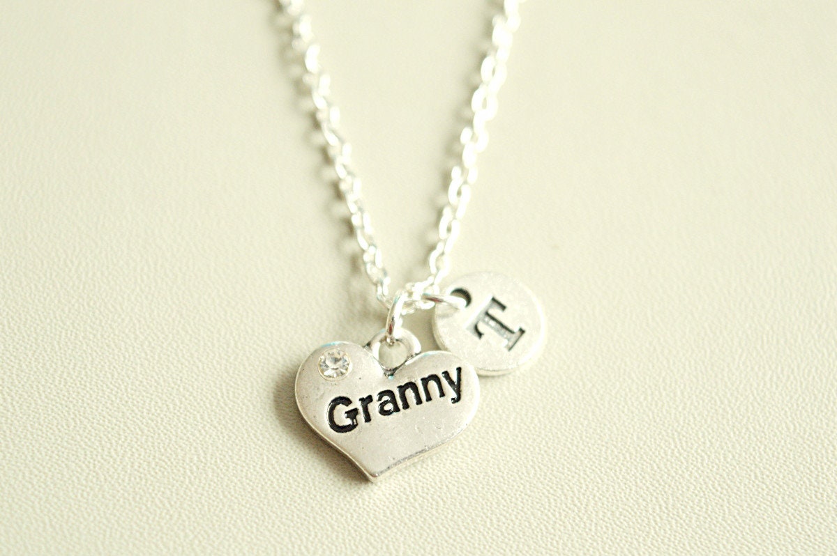 Granny Necklace, Granny gift, Granny Jewelry, Handstamped Granny Jewelry, Granny Birthday, Gifts for Granny, Nana, Grandma, Grandmother