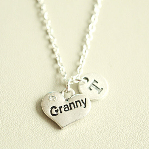 Granny Necklace, Granny gift, Granny Jewelry, Handstamped Granny Jewelry, Granny Birthday, Gifts for Granny, Nana, Grandma, Grandmother