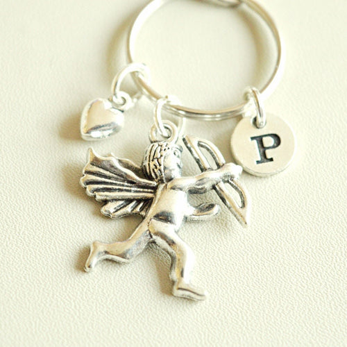 Cupid Keychain, Cupid Keyring, Cupid Gifts,  Boyfriend Gifts, Girlfriend Gift, Love, Valentine's day, Cool Gifts, Unique, Funky, Gifts Women