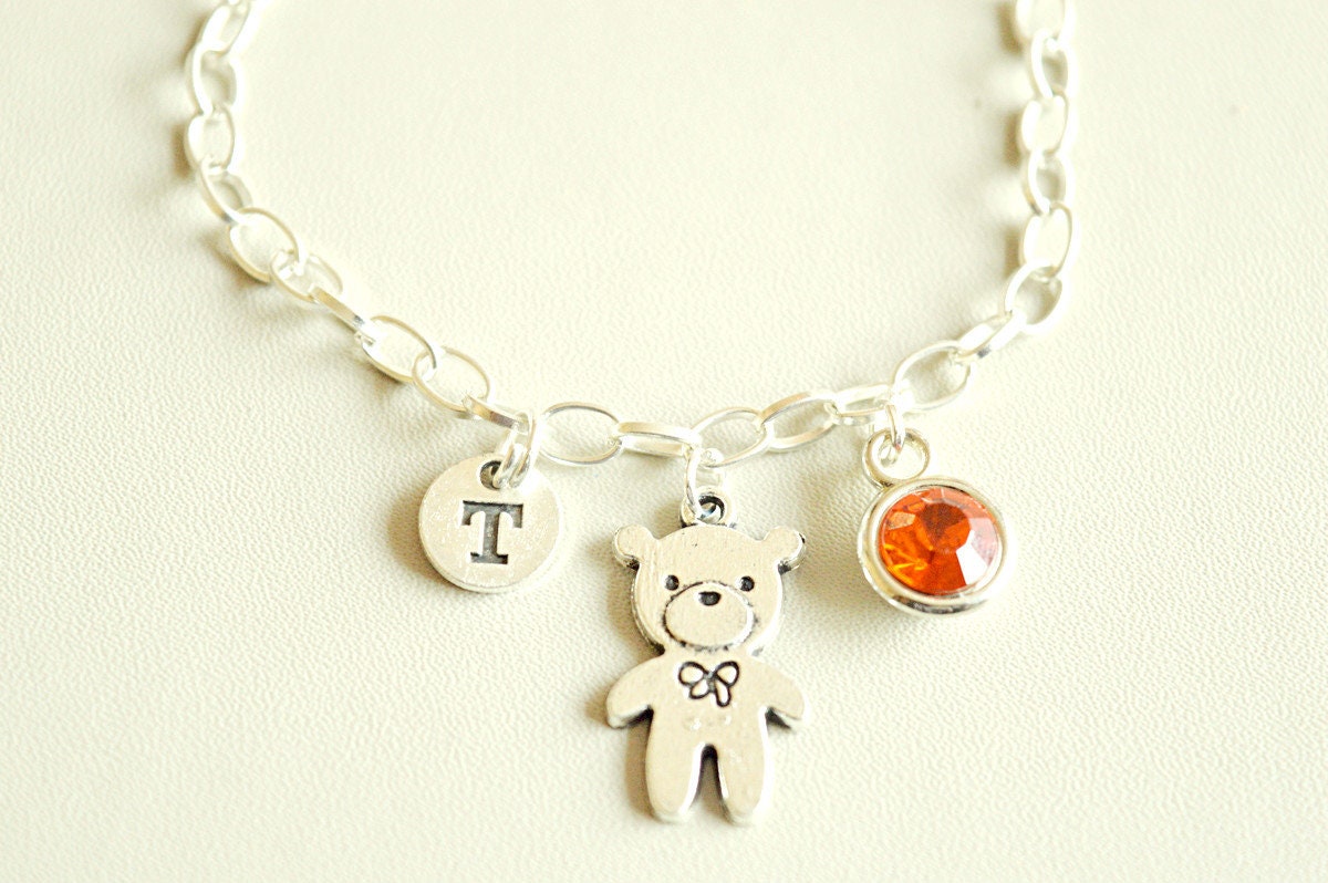 Teddy Bear Bracelet, Teddy Bear Jewelry, Teddy Bear Gifts, Teddy Bangle Gifts, Girlfriend Gift, Love, Teddy, Cool, Unique, Funky, Girls