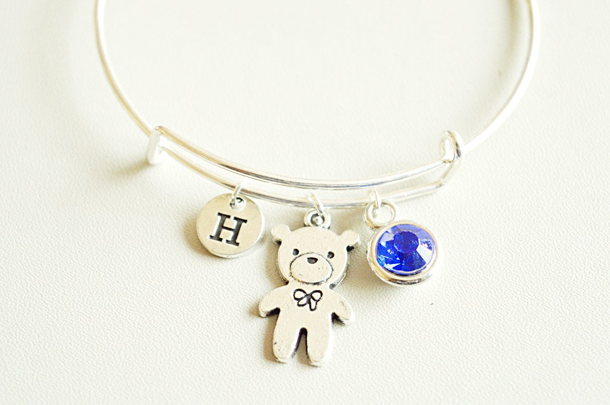 Teddy Bracelet, Teddy Bear Bracelet, Teddy Bear Jewelry, Teddy Bear Gifts, Girlfriend Gift, Love, Teddy, Cool, Unique, Funky, Girl, Women