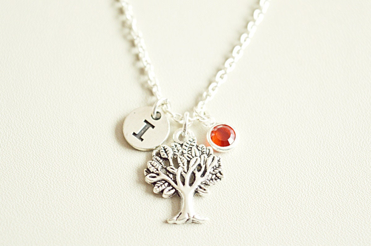 Tree of Life Jewelry, Family Tree Necklace, Silver Family Tree, Tree-of-Life, New Mom Gift, New Mom Necklace, Tree of life charm, Woodland