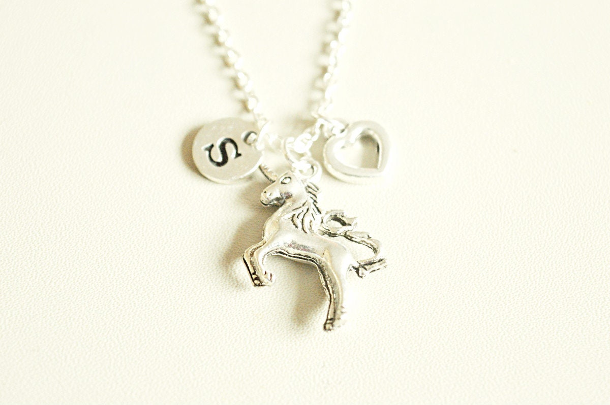 Unicorn Necklace, Unicorn Jewelry, Unicorn Gifts, Unicorn gift for her, Silver Unicorn Gifts for Her, Birthday Necklace, Unicorn Lover