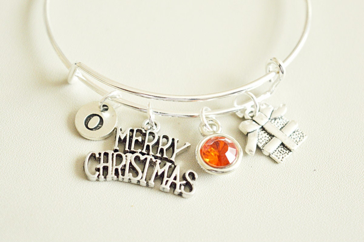 Merry Christmas, Christmas Gift, Merry Christmas Jewelry, Christmas Bracelet, Secret Santa, Christmas Gift for her, Unique, Xmas, Santa Gift