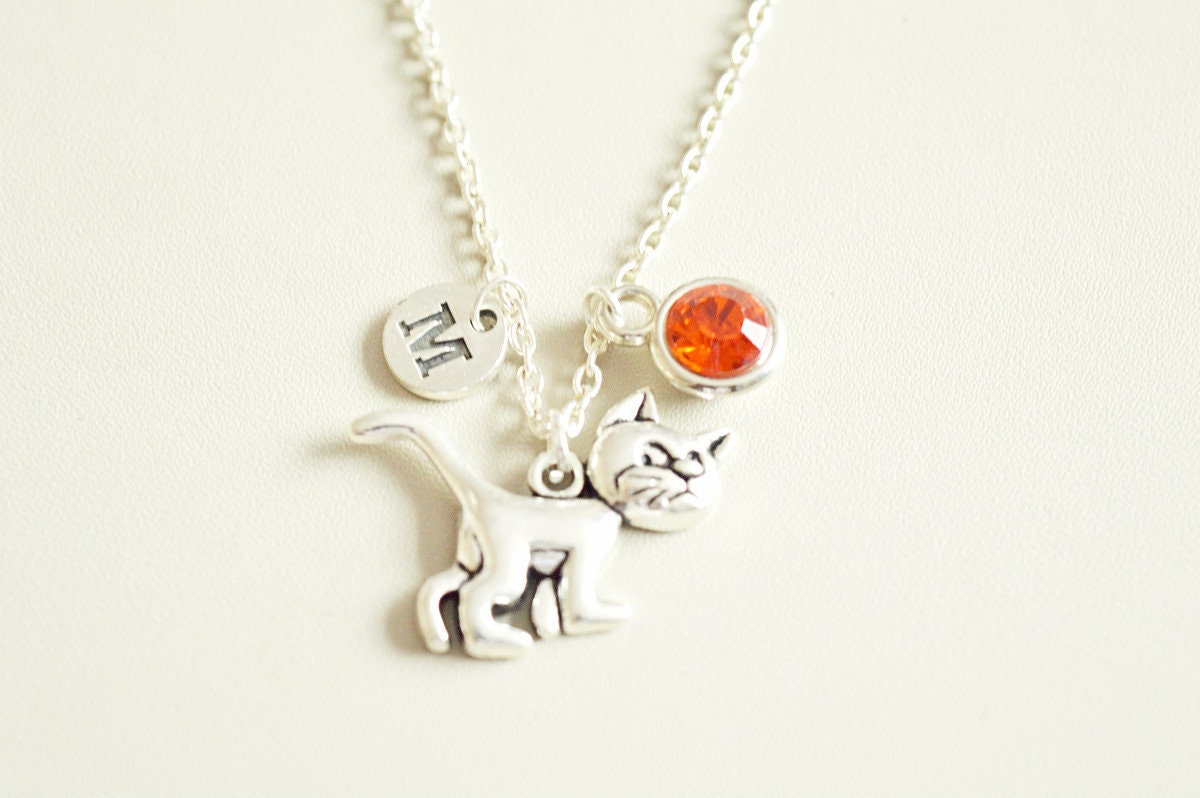 Cat Necklace, Cat Necklace Women, Cat Jewelry, Cat Charm gift, Pet necklace, I love my cat, Kitty cat, Pet Loss Gift, Pet loss Necklace