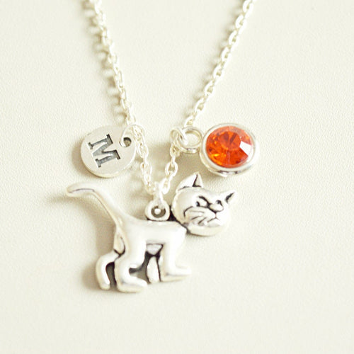 Cat Necklace, Cat Necklace Women, Cat Jewelry, Cat Charm gift, Pet necklace, I love my cat, Kitty cat, Pet Loss Gift, Pet loss Necklace