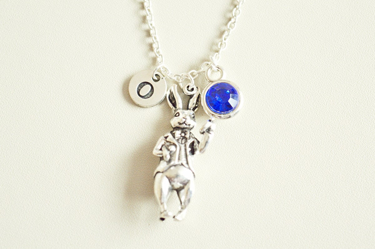 Rabbit Necklace, Rabbit Gift, Rabbit Charm Jewelry, Bunny Necklace, Hare Necklace, Hare Jewelry, Gift for her, Rabbit, Bunny, Cute, Animal