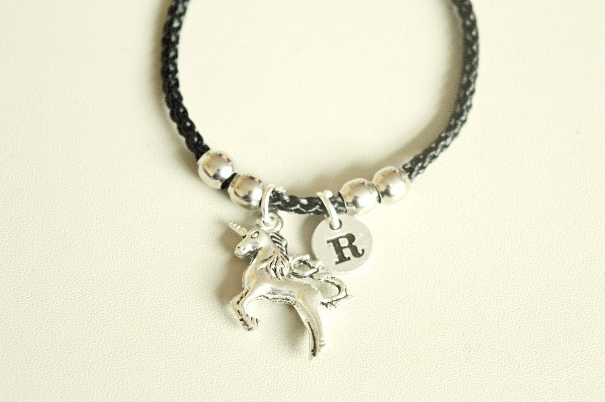 Unicorn Bracelet, Unicorn Jewelry, Unicorn Gifts, Unicorn gift for her, Silver Unicorn Gifts for Her, Birthday Present, Unicorn Lover, Horse