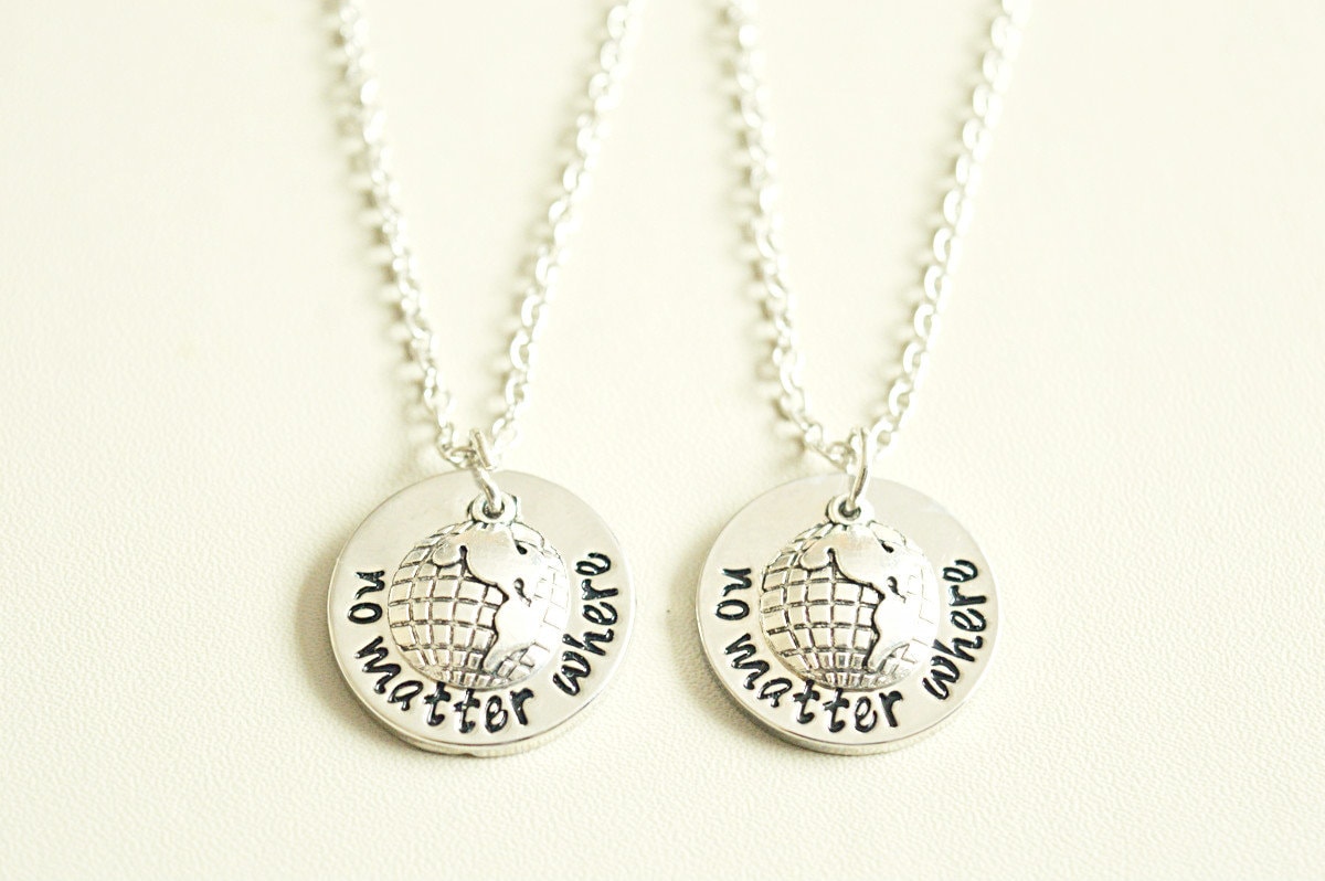 friendship Gift, Friendship Necklace, Long distance relationship, cadeau d'amitié, collier d'amitié, relation longue distance,  Freundschaft