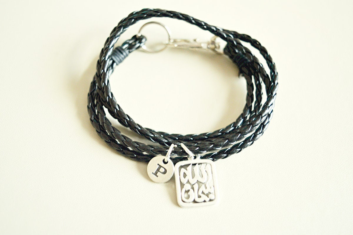 Allah bracelet, Islamic bracelet, Islam God, Muslim bracelet, Arabic bracelet, Islamic gift, Islamic Sign, Faith, God of Islam, Quran, Mens