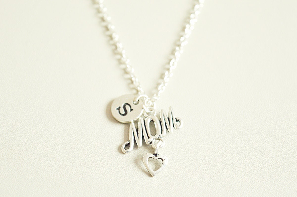 Mom birthday gift, Mom necklace, Personalised gift mom, Gift for Mom, Christmas gift Mom, Mom memorial gift, Mother Jewelry, Mom Charm Gift