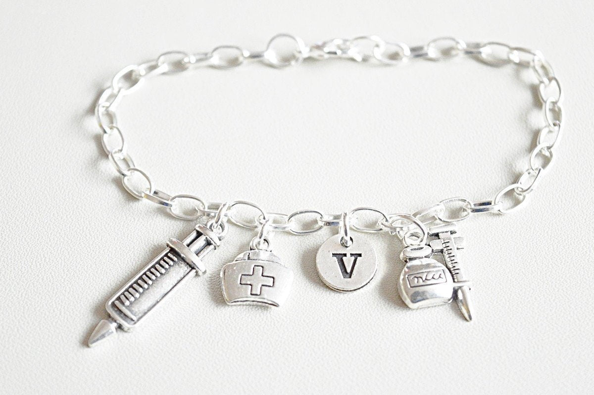 Nurse gift, Nurse graduation, Nurse Bracelet, Medical student, Medicine, Doctor Bracelet, Registered nurse, Carer, Hospital, Care assistant