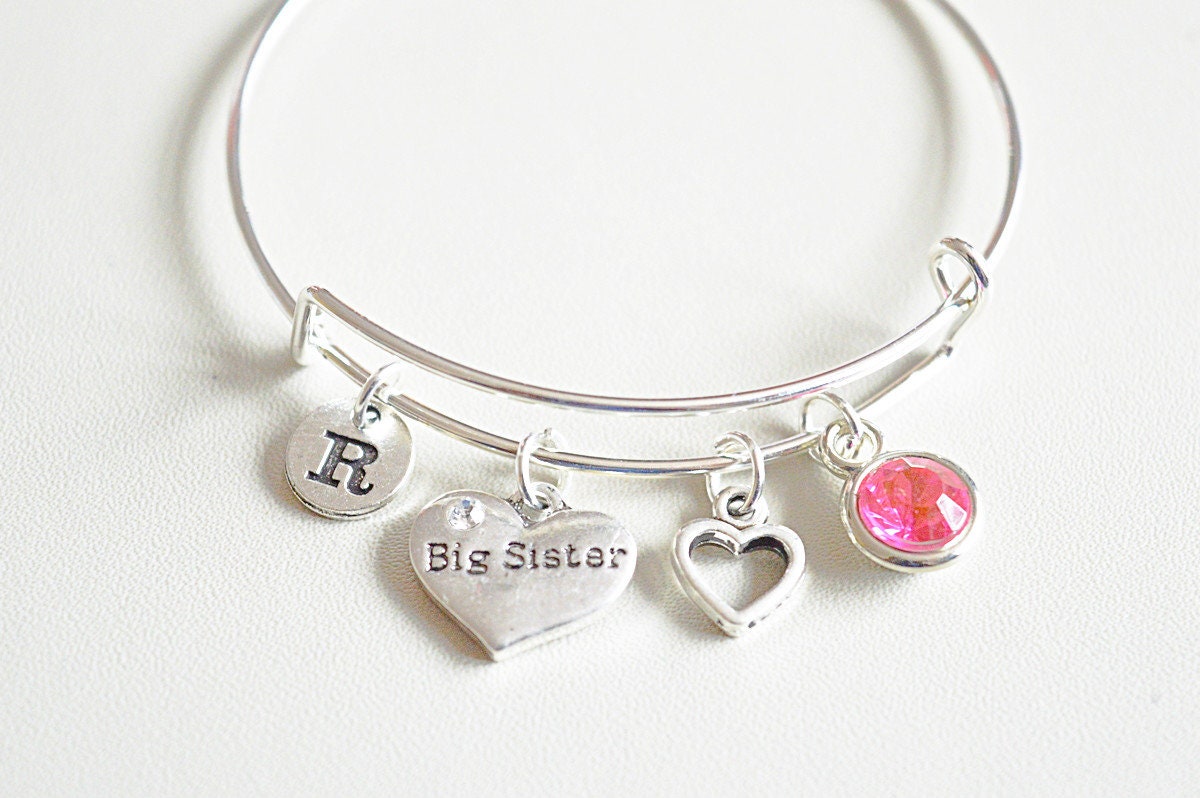 Sister Bracelet, Big Sister Gift, Big Sister Bracelet, Sister birthday gift, Christmas Gift, Big Sister Jewelry,Personalized sister gift