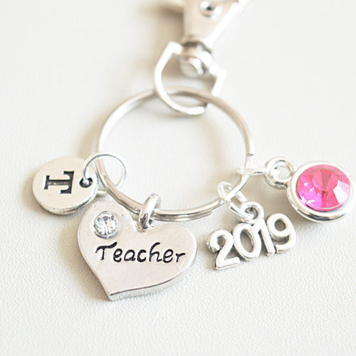 Teacher Gifts, Teacher Keychain, Teacher Keyring, Teacher Charm Gift, Teaching, Gift for Teacher, Teacher Appreciation, Teacher Retirement