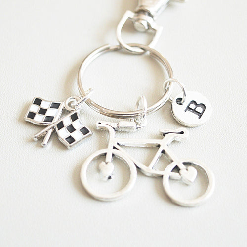 Cyclist Gift, Cyclist Keyring, Cyclist Keychain, Bicycle Gift, Bicycle KEychain, Bicycle Keyring, Cycalist Gifts for her, cycling, Biker,