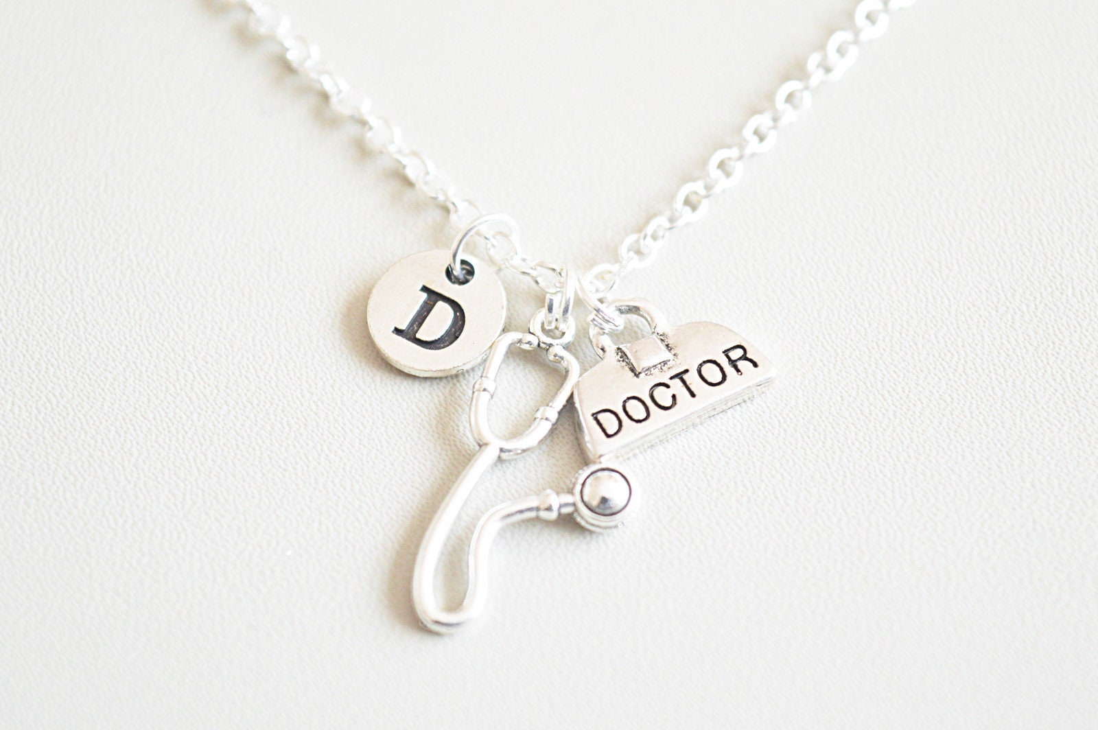 Stethoscope Necklace, Doctor Necklace, Doctor, Doctor Gift, Stethescope Necklace, Doctor Jewelry, Medical NEcklace, Student, Medical Gift,