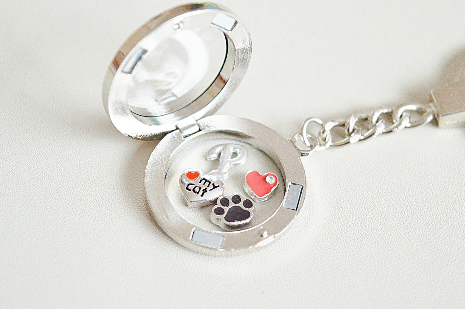 Cat Remembrance Gift, Cat Lover Gift, Cat Related Gifts, cat gifts for women, Cat Locket, cat Keyring, cat memorial, cat gifts for women