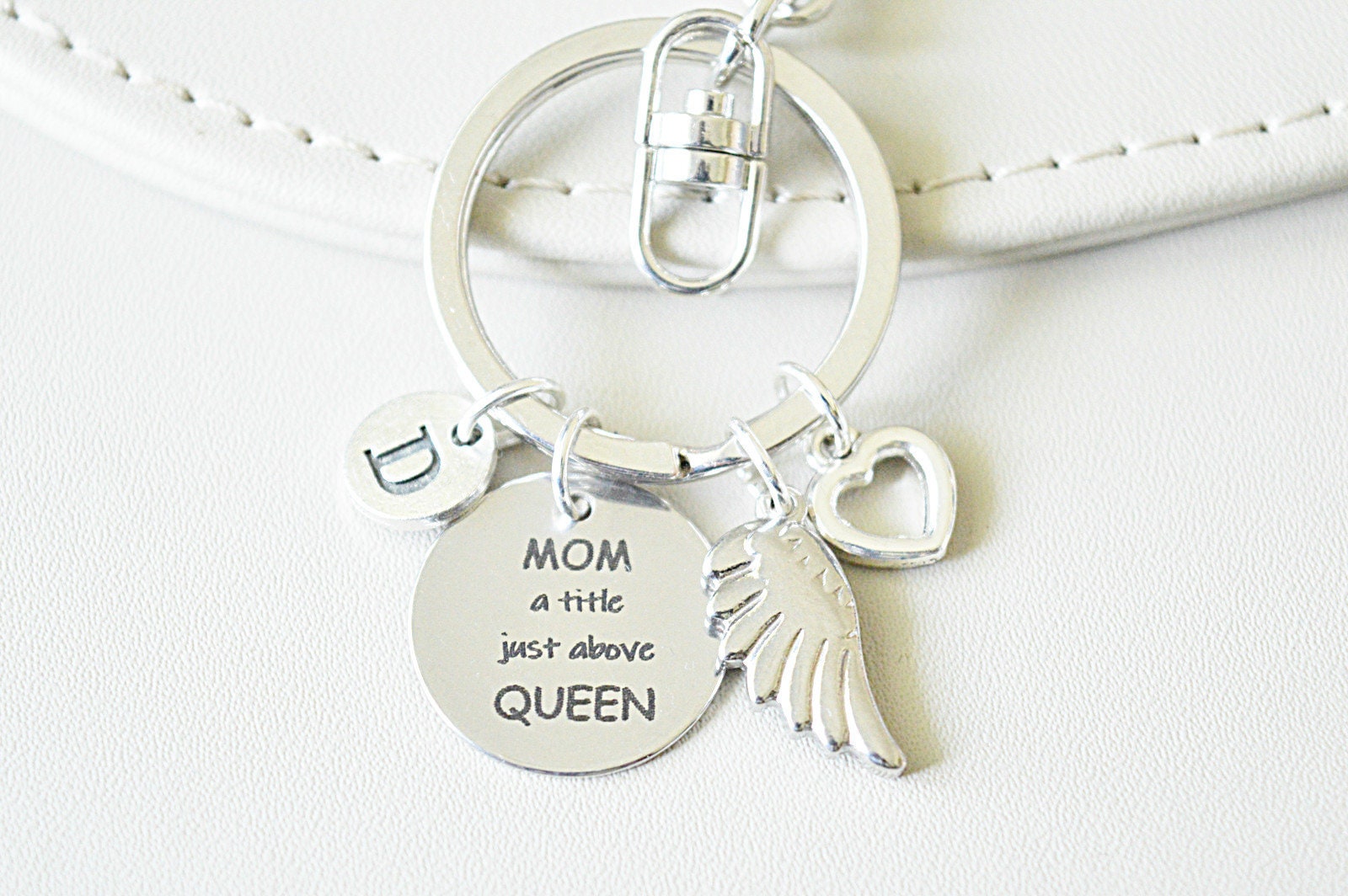 Remembrance Gift Mom, Mom Remembrance Keychain, Mother Sympathy Gift, Loss of Mom, Sympathy gift Mom, Mom Wedding,  Mother Gift,Mom Birthday