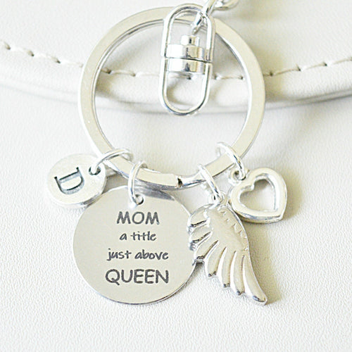 Remembrance Gift Mom, Mom Remembrance Keychain, Mother Sympathy Gift, Loss of Mom, Sympathy gift Mom, Mom Wedding,  Mother Gift,Mom Birthday