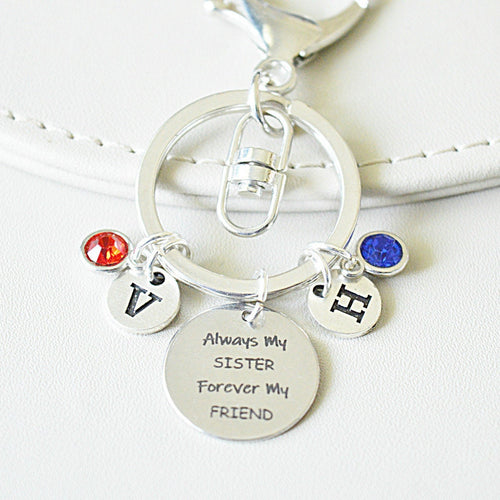 Sister Quote, Sister Message Gift, Sister Keyring Gift, Sister Birthday Gift, Personalised Sister Gift, Gift from sister, Unique Sister Gift