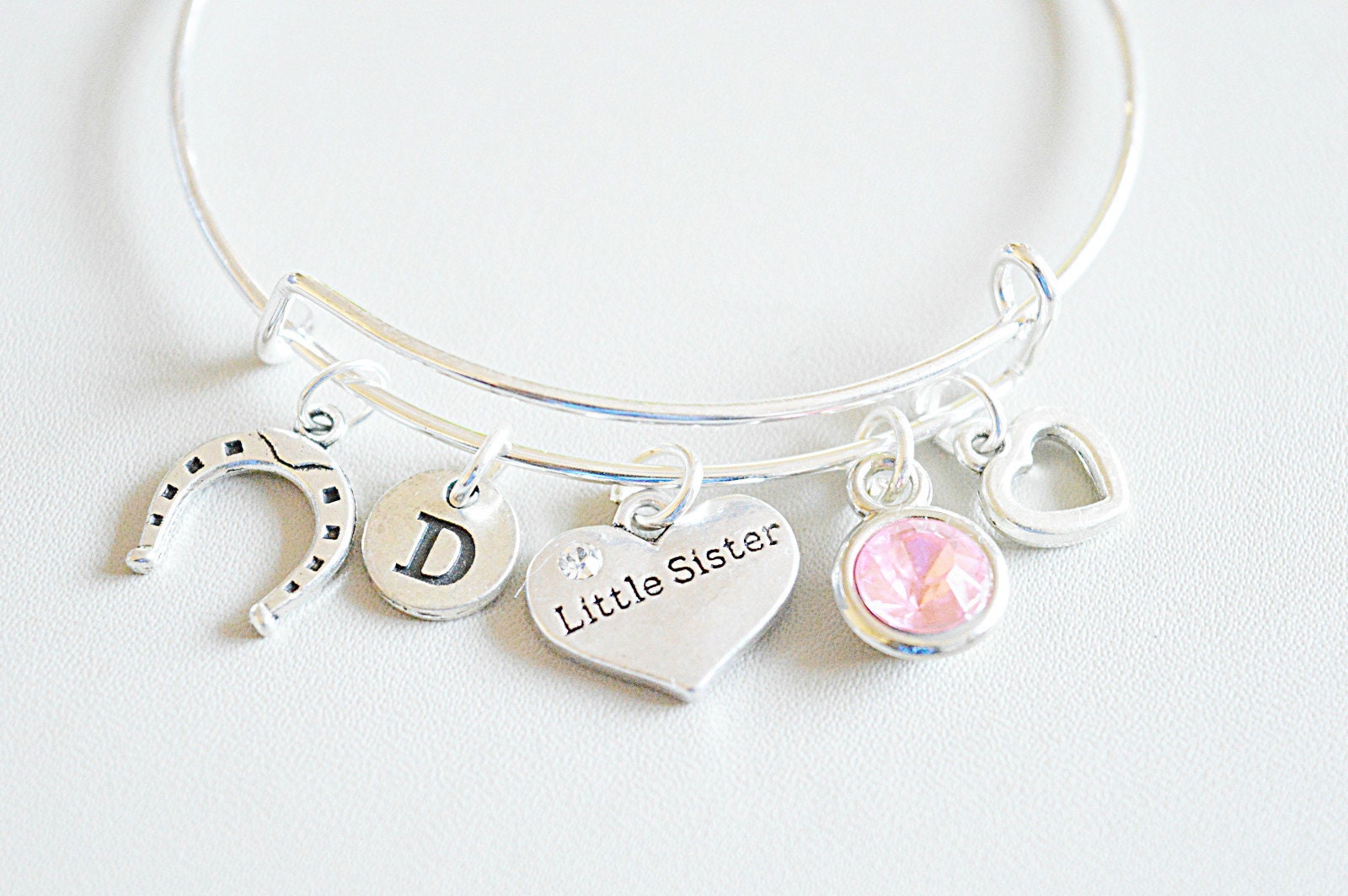 Little Sister Gift, Little Sister Jewelry, Little Sister Bracelet, Lil Sis Gift, Lil Sis Bracelet, Little Sister Bangle, Personalised Sister