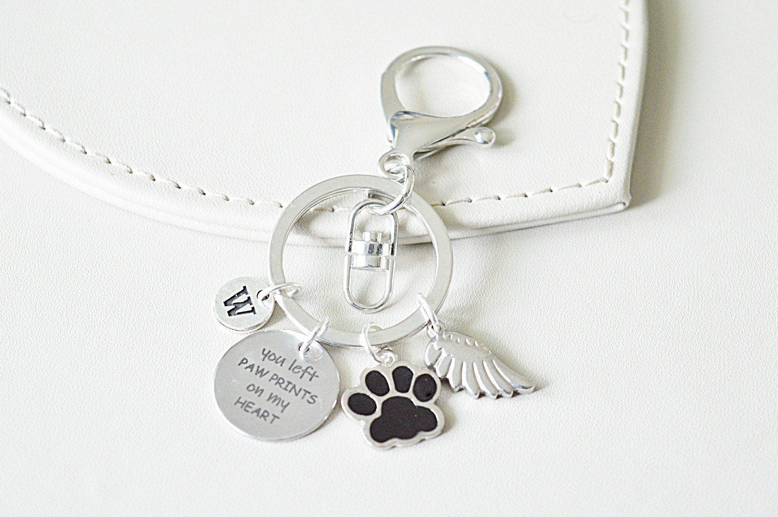 Dog Memorial Keyring, Dog Memorial gift, Dog Memorial keychain, Dog Memorial Jewellery, Dog Remembrance, Dog Keyring, Personalised Dog Gift