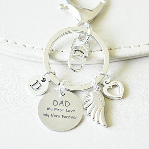 Remembrance Gift Dad, Dad Remembrance Keychain, Dad Sympathy Gift, Loss of Dad, Sympathy gift dad, Dad Wedding, Father Gift, Dad Birthday