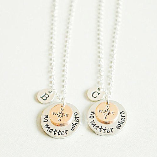 2 Best Friend Necklace, Two Best Friend Necklace, 2 BFF, Set of 2 Necklaces, 2 Friendship Necklaces, 2 Best Friend Gifts, Necklaces for 2