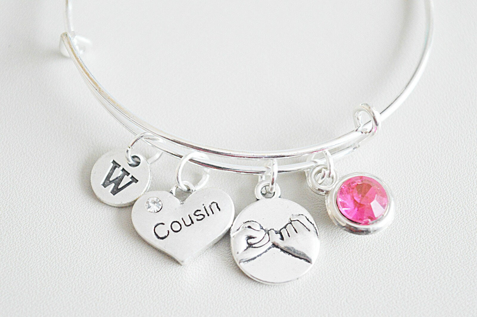 Cousin bracelet, Cousin Gifts, Gift for Cousin, Cousin Charm, Cousin Christmas Gift, Cousin Birthday Gift, Cousin Jewelry, Cousin Charm