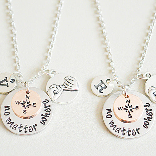 Gift for friends, best friend gifts, best friend necklace for 2, best friend necklace for 3, best friend necklace for 5, Bff