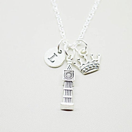 London Necklace, London Jewellery, London Gifts,  Big Ben Necklace, Big Ben Gift, England Trip, Travel, England, Great Britain, GB, UK