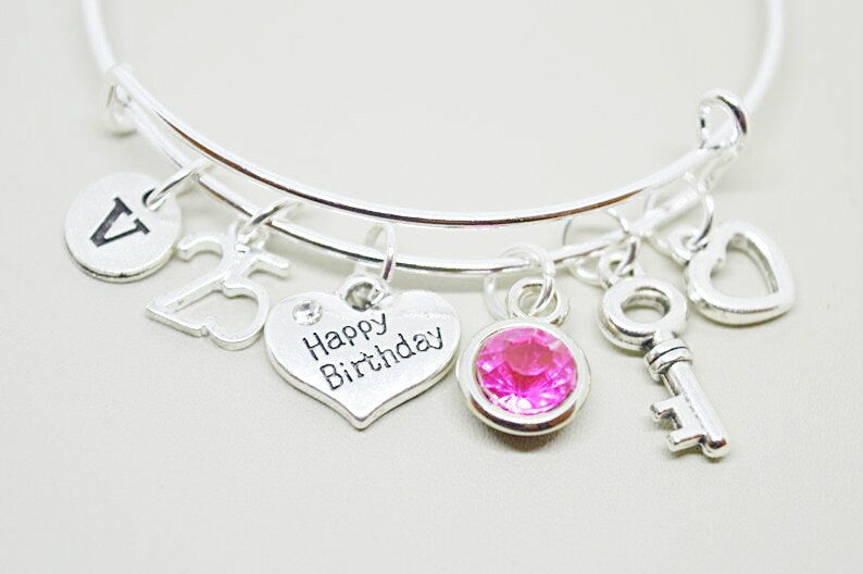 25th Birthday Gift, 25th Birthday Bracelet, 25th Birthday, 25th Birthday gift for girls, Birthday 25, 25 Birthday, 25th Present, 25th Women