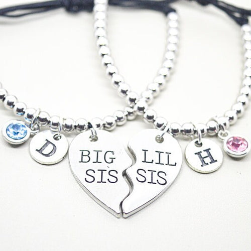 Sister Bracelet, Sister Bracelet for 2, Big sister, little sister, Sister Birthday, Sister Christmas, Bracelet for sisters, Sisters, Sister
